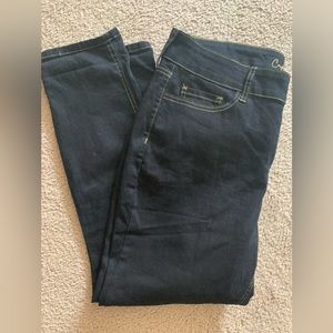 Size 16w women’s dark blue jeans